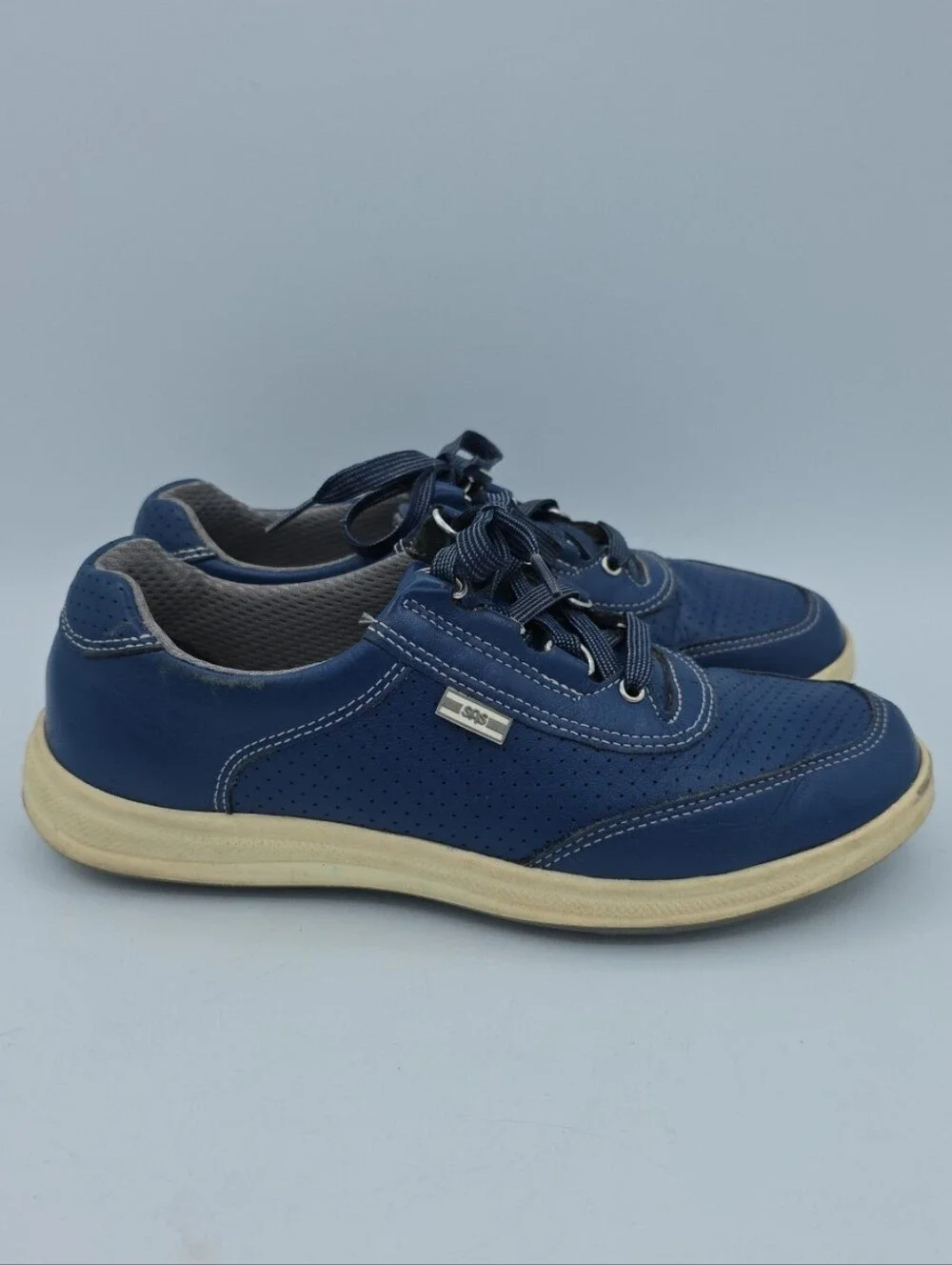 SAS Women's Shoes Sporty Lux Blue Perf Size 6.5